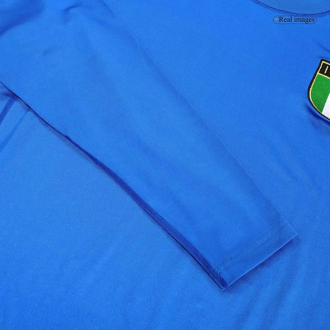 Italy Retro Home Long Sleeve Jersey 2000