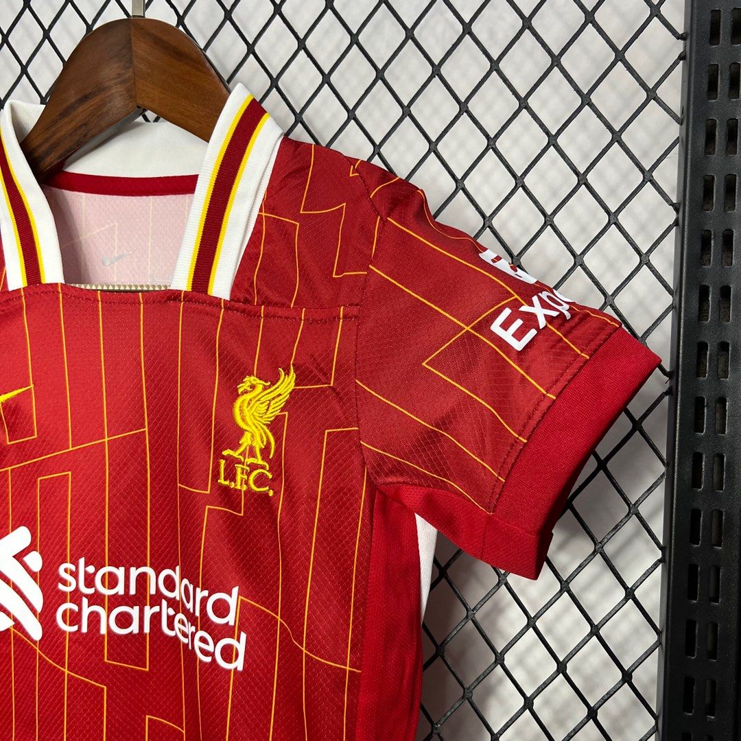 Kids Liverpool Home Jersey Kits(Jersey+Shorts) 2024/25