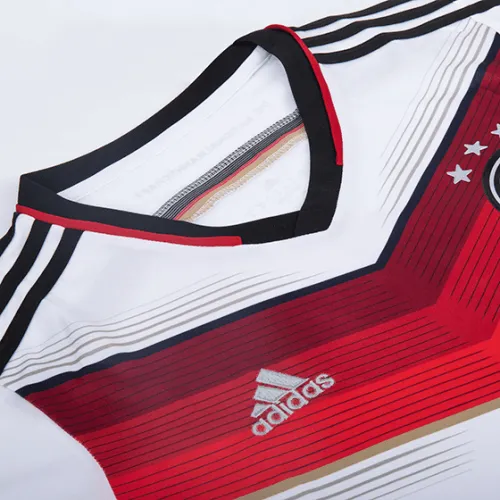2014 Germany 4 Star Retro Jersey Home World Cup