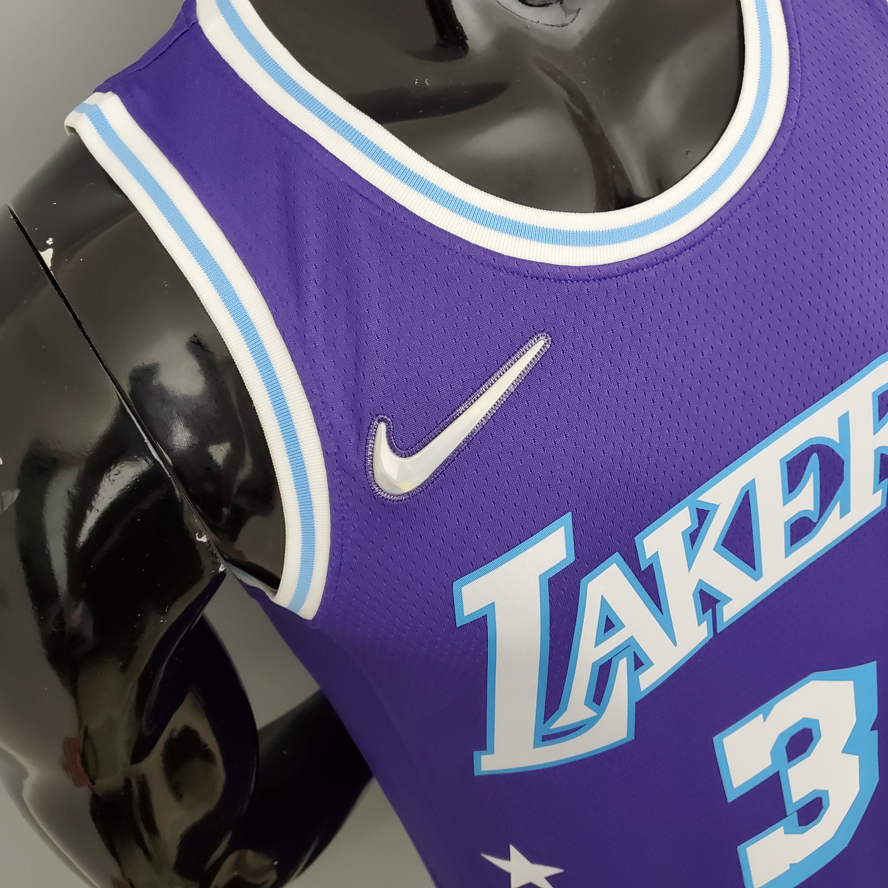 Anthony Davis Los Angeles Lakers 2021/22 City Edition Swingman Jersey Purple