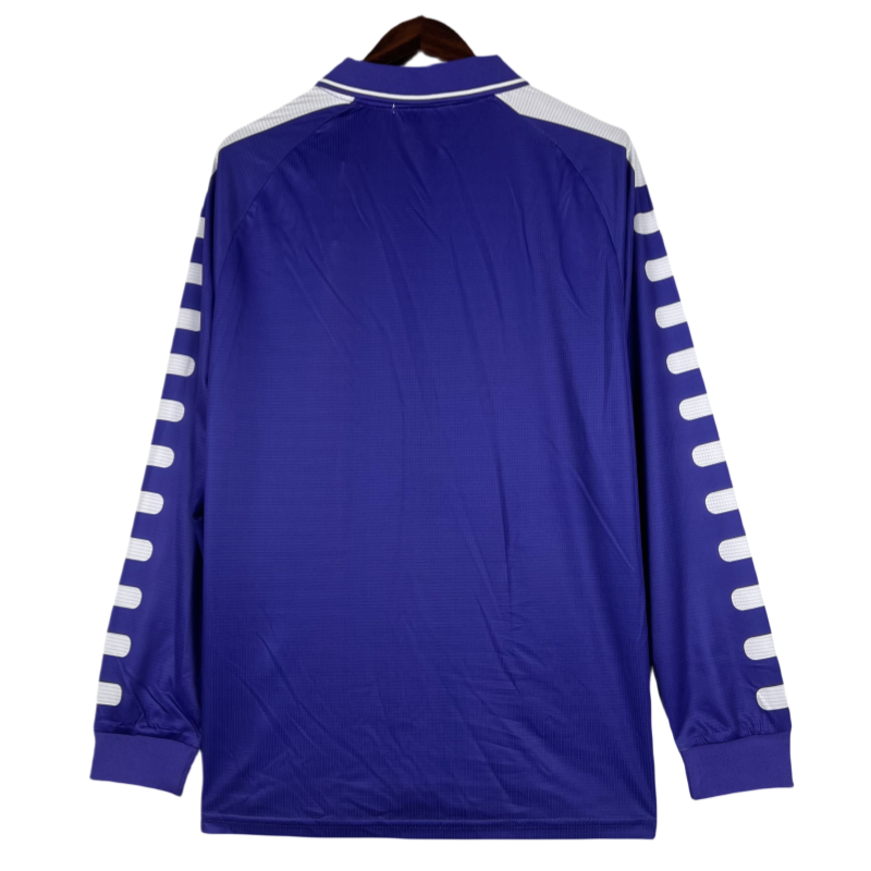 Fiorentina 1998-99 Retro Soccer Jersey Home Long Sleeve