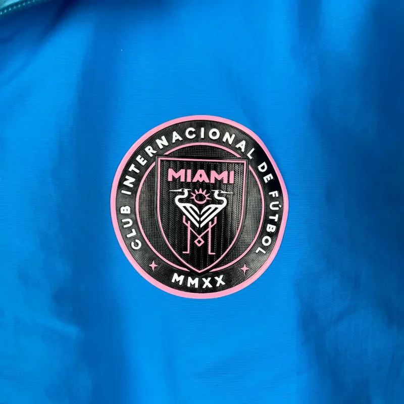 2023-2024 Inter Miami Reversible Windbreaker Blue Soccer Jersey 1:1 Thai Quality