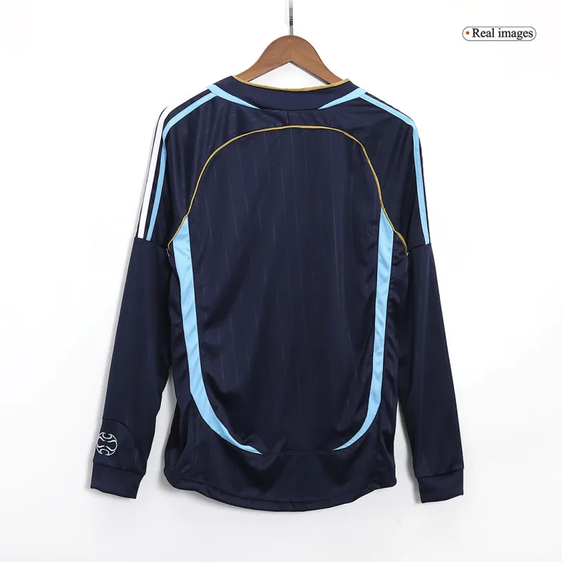 Retro Argentina Away Long Sleeve Jersey 2006