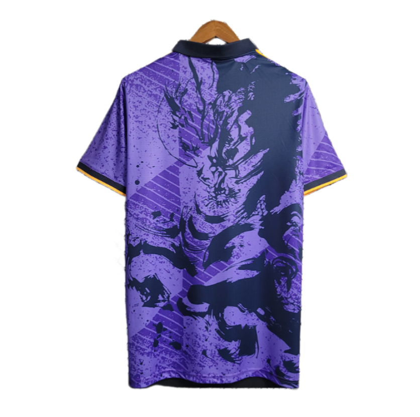 23-24 Real Madrid Chinese Dragon Purple Football Shirt