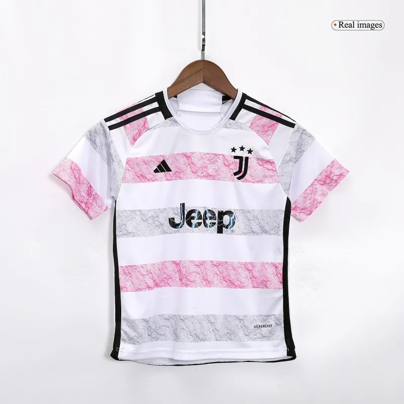 2023-24  Kids Juventus Away Kit Jersey+Short