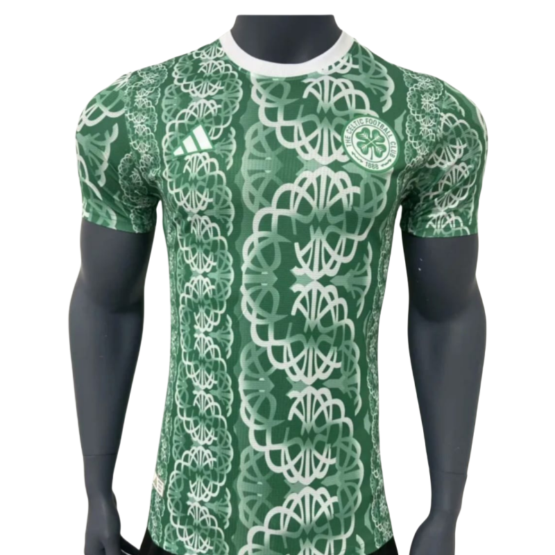 24-25 Celtics Pre Match Jersey Special Edition Short Sleeve Training Soccer Jersey -Player version