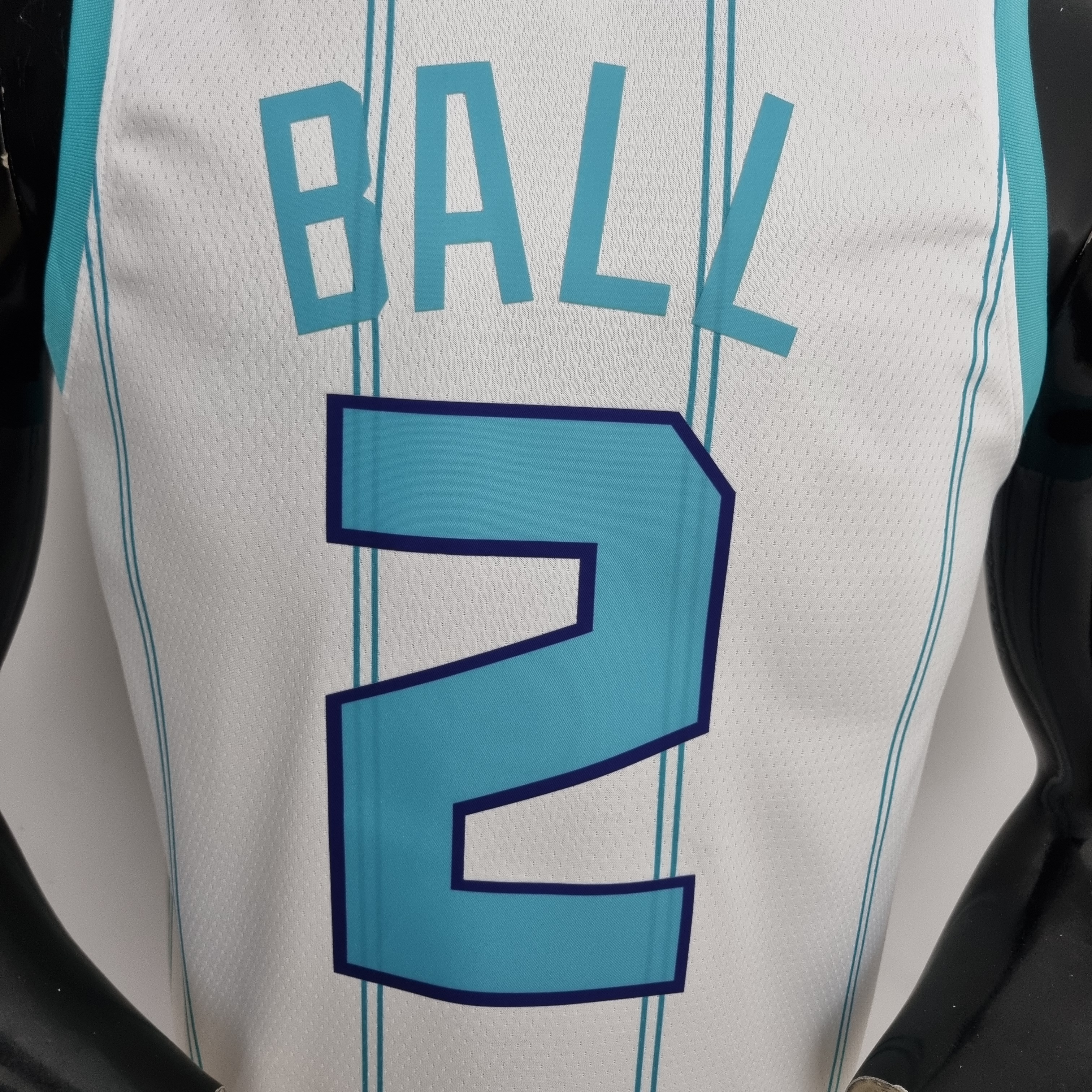LaMelo Ball Charlotte Hornets 75th Anniversary Swingman Jersey White