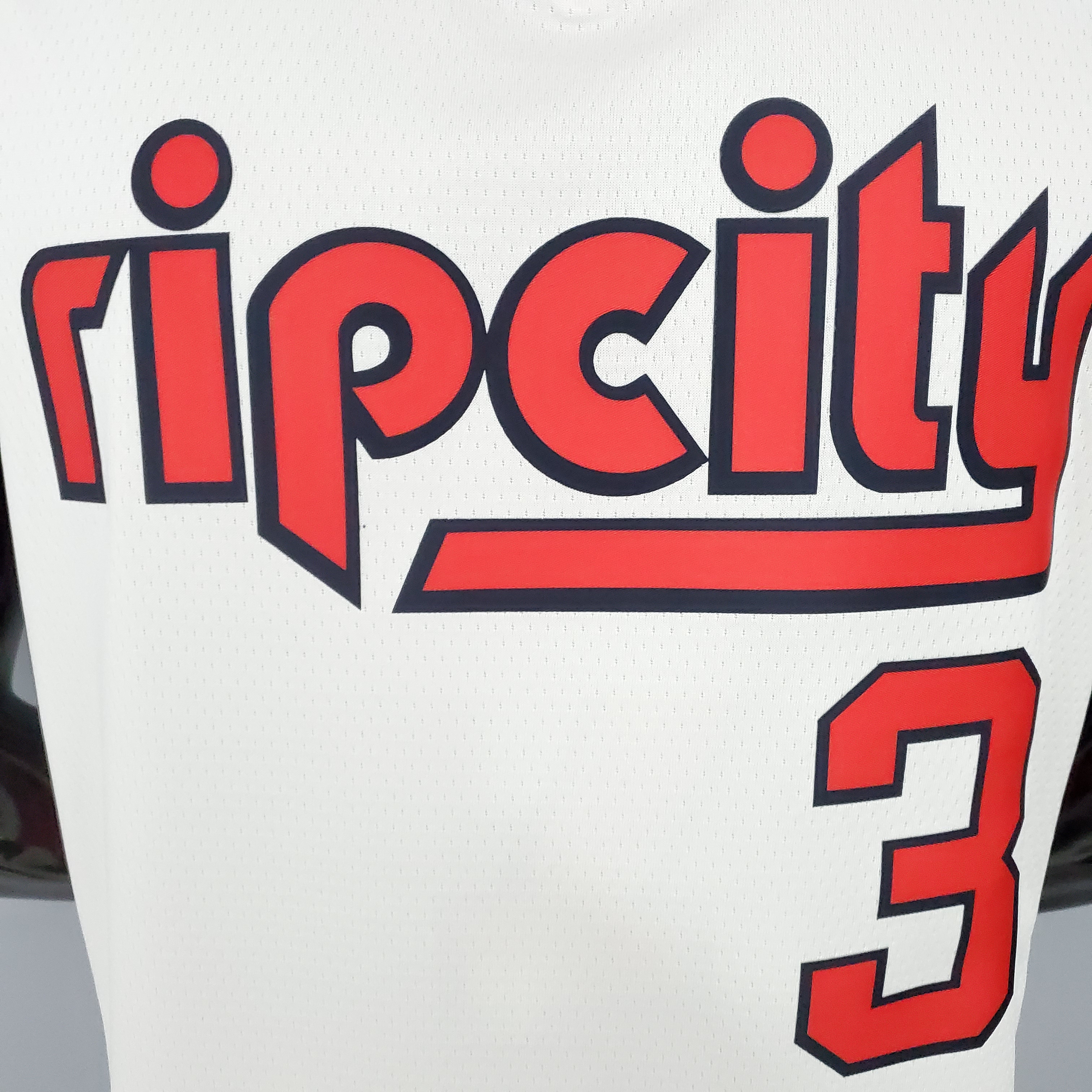 C.J. McCollum Portland Trail Blazers Swingman Jersey Beige