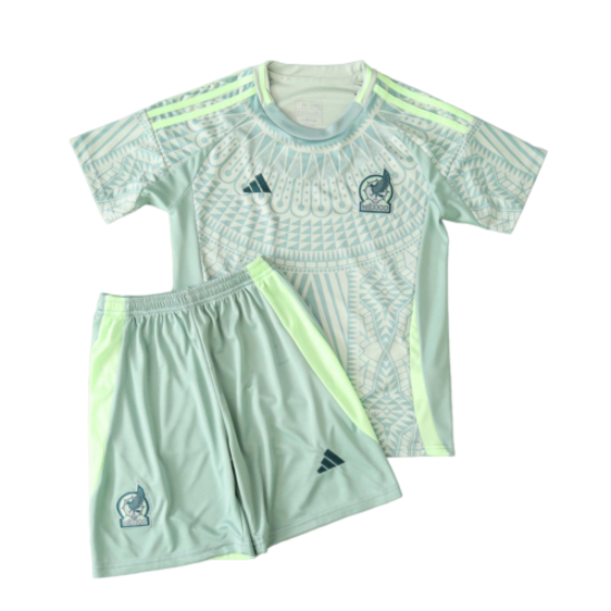Kids Mexico Adidas Copa América Away Soccer Kits 2024