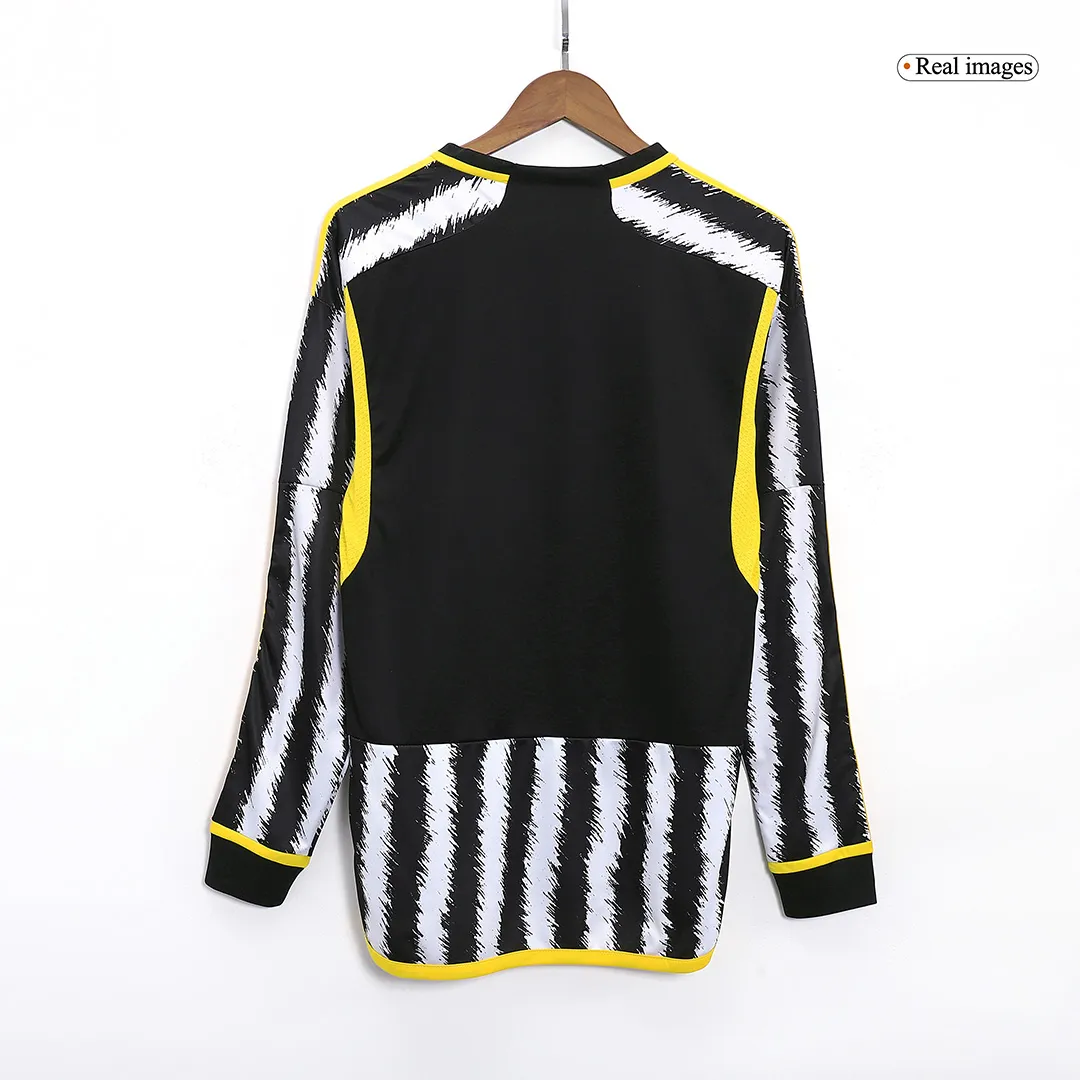 2023-24  Juventus Home Long Sleeve Jersey