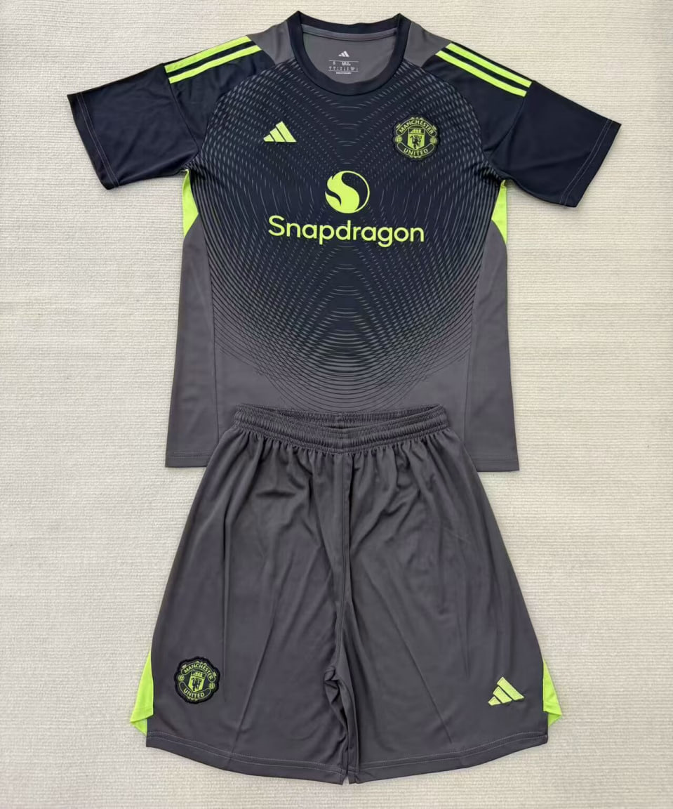 Manchester United Goalkeeper Blue Kids Suit 25/26