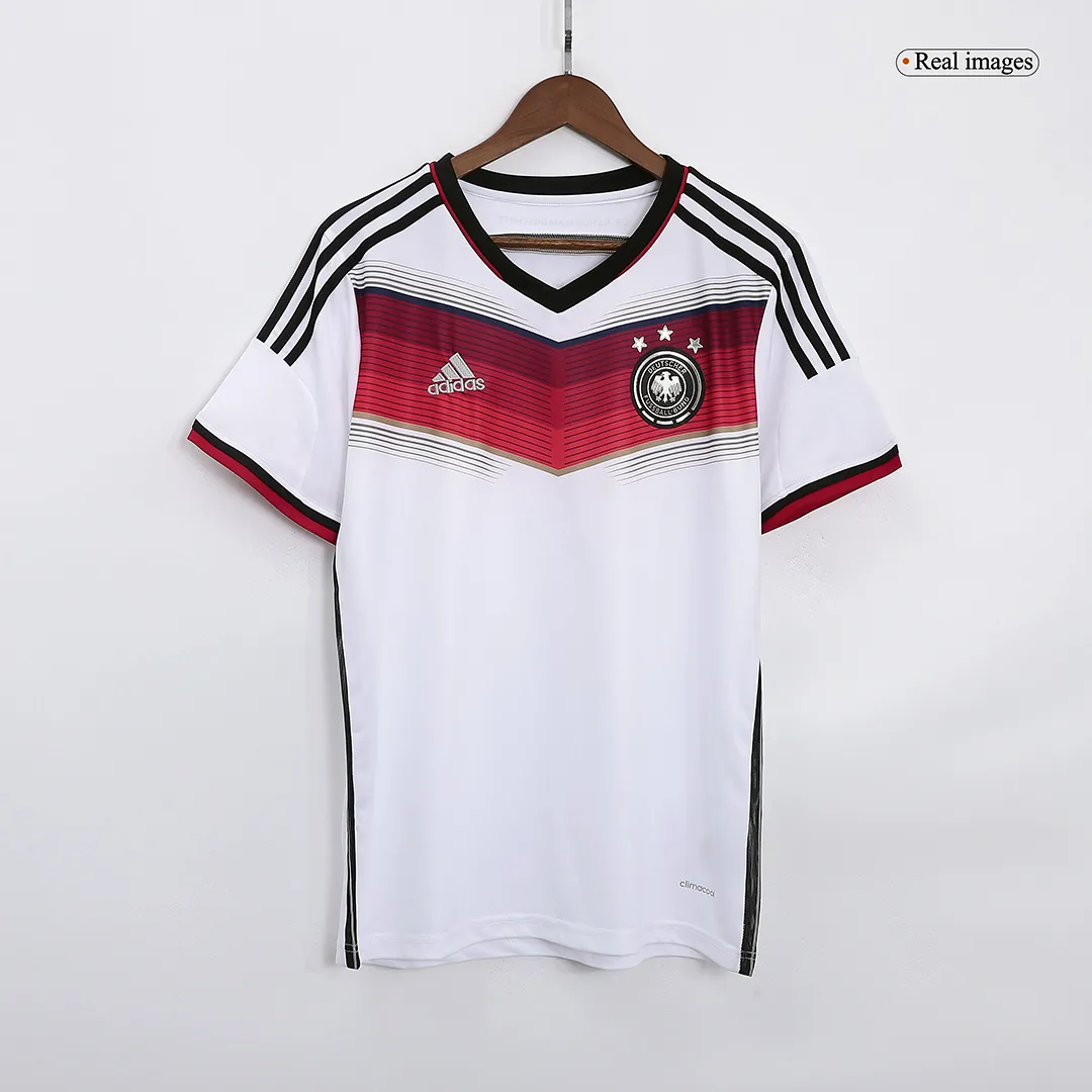 2014 Germany Retro 3 Stars Home Jersey World Cup
