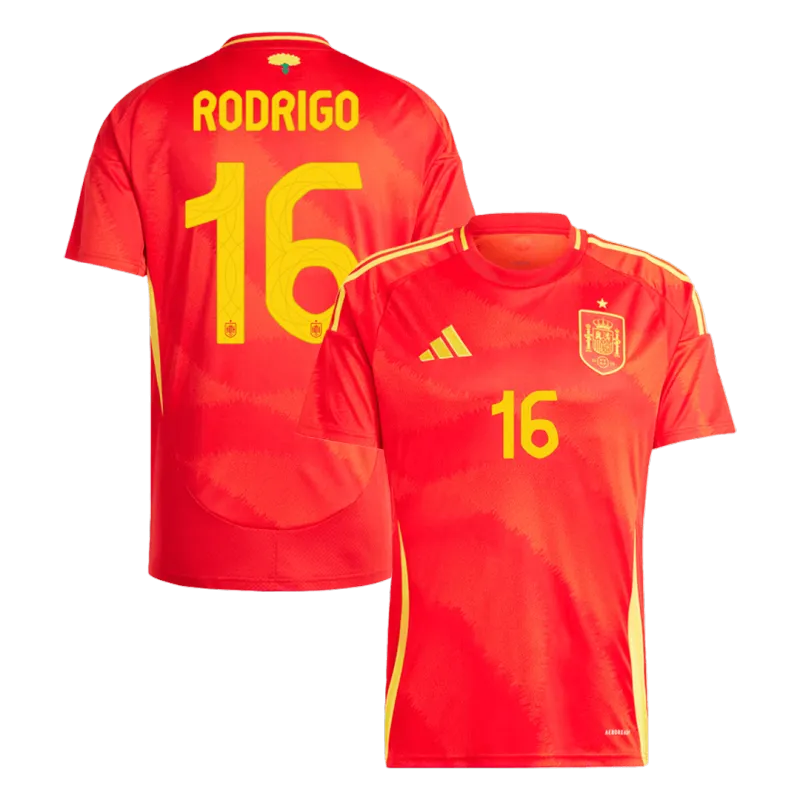 Spain Home Jersey LAMINE YAMAL #19 RODRIGO #16 MORATA #7 Euro 2024