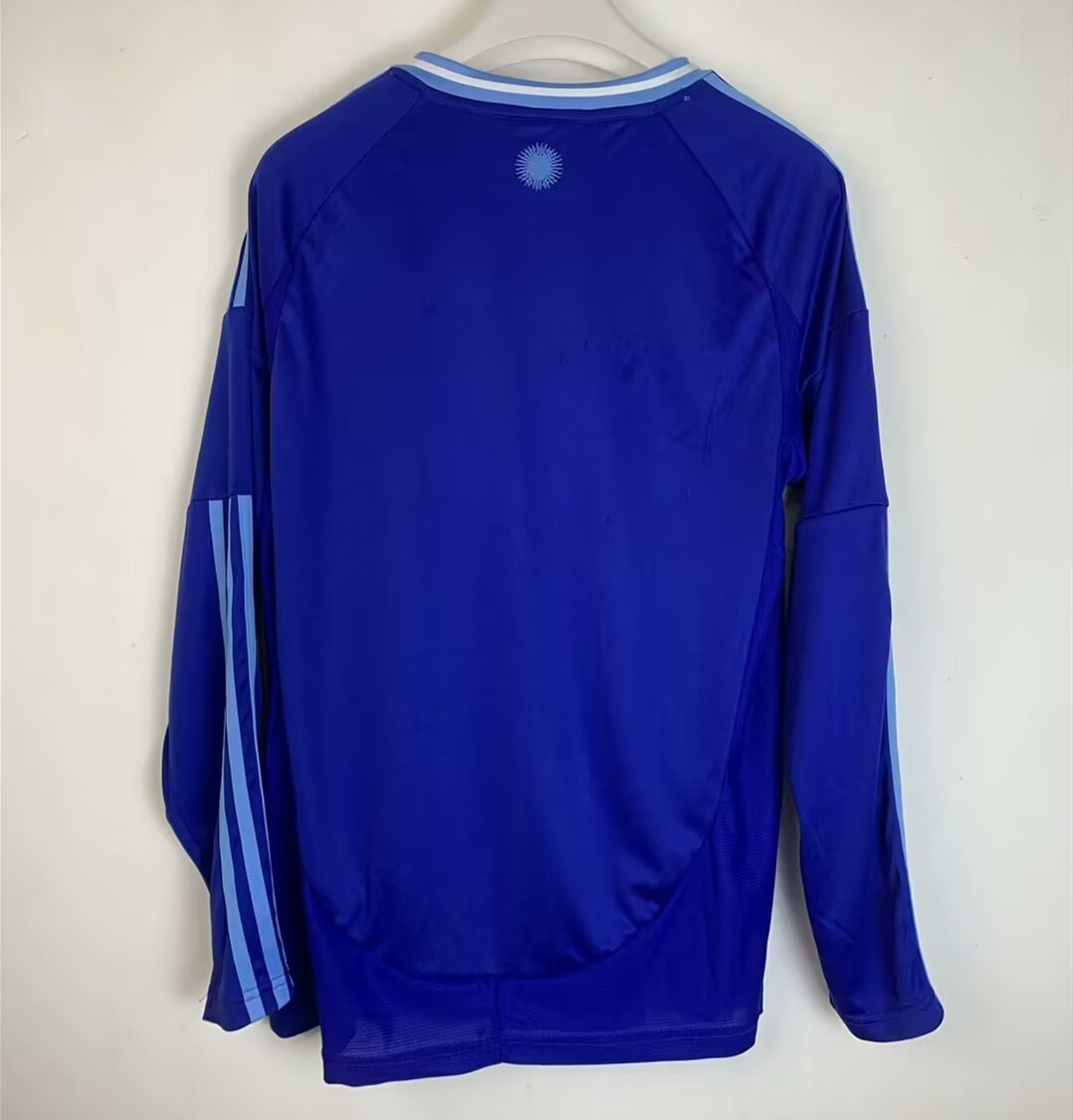 Argentina 2024 Copa America Away Man Long Sleeve Jersey With FIFA World Cup badge