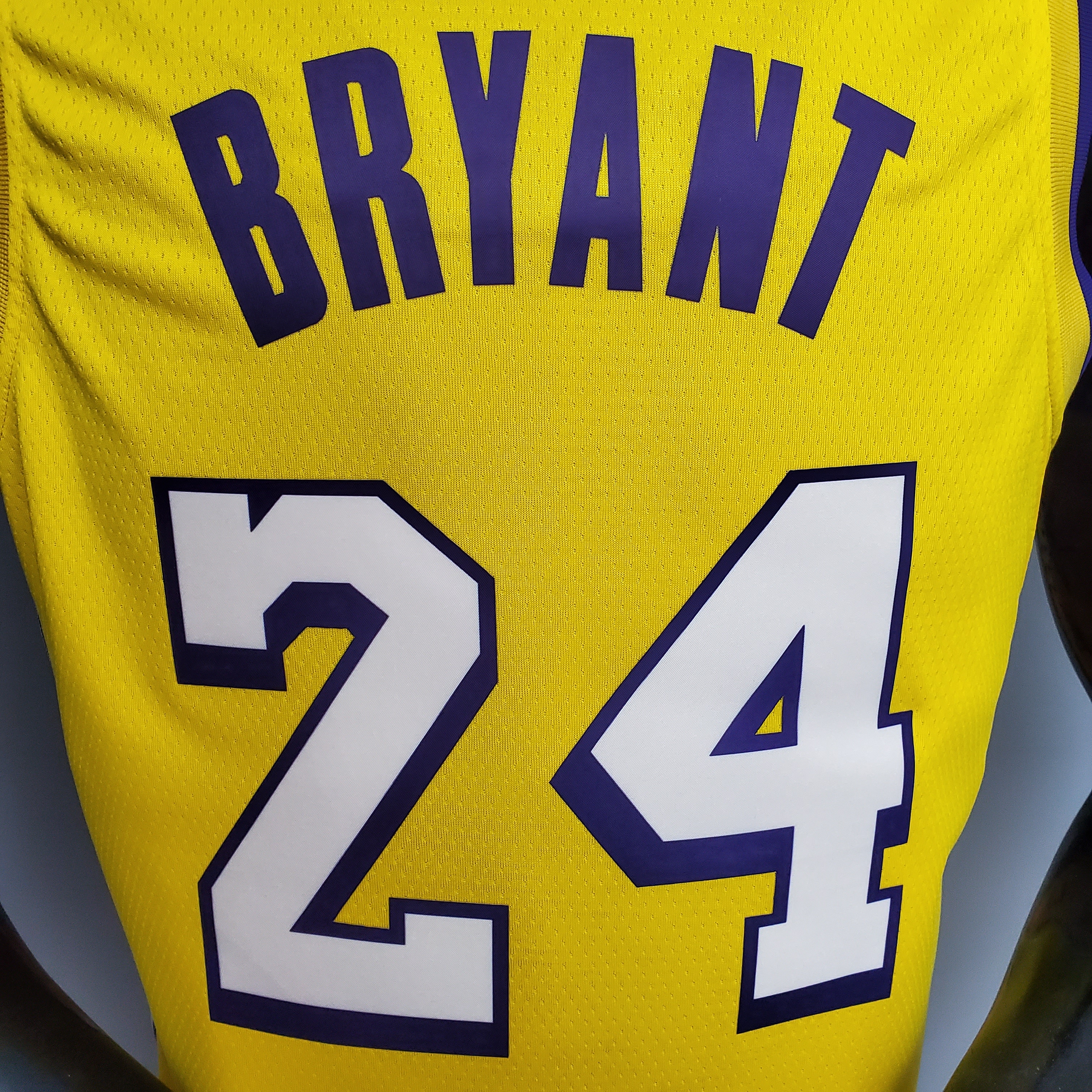 Kobe Bryant Los Angeles Lakers Swingman Jersey Yellow