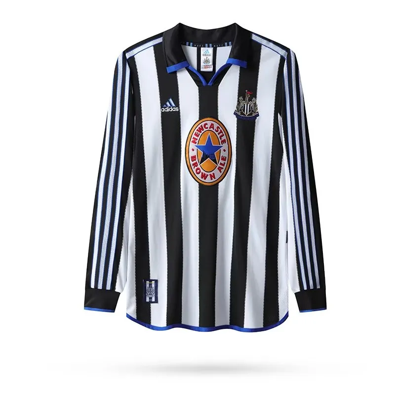 Newcastle United Retro Long Sleeve Jersey Home 1999-00