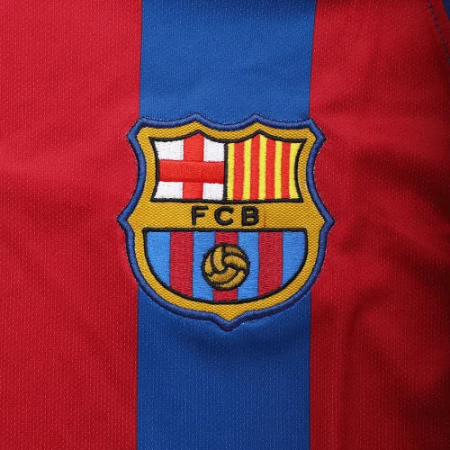 2005/06 Barcelona Messi #30 UCL Final Retro Jersey Home