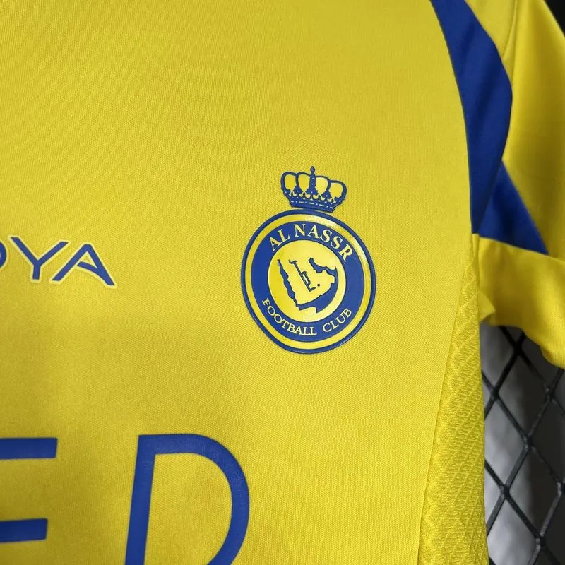 2024-25 Kids Al Nassr Home Kit Jersey+Shorts