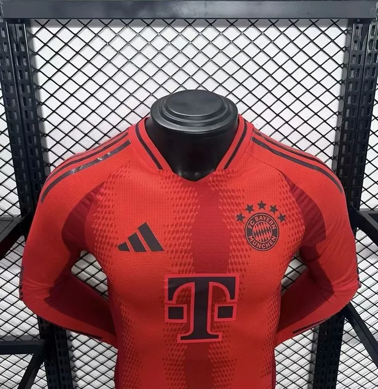 24-25 Bayern Munich Home Player Version Long Sleeve