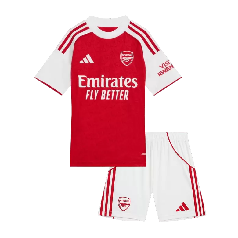 Kids Arsenal Custom Home Soccer Kits 2025-26