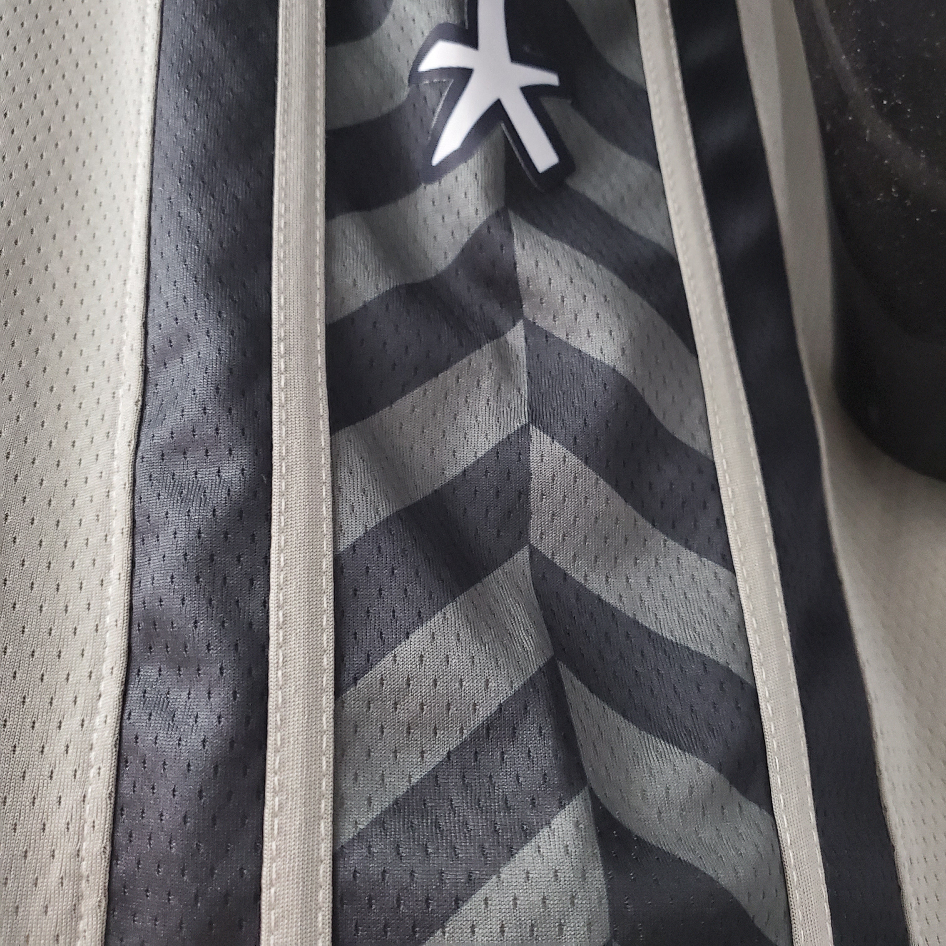 Kevin Durant Brooklyn Nets Flying Man Swingman Jersey Gray