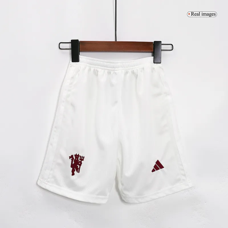 23-24 Kids Manchester United Third Away Jersey Kit