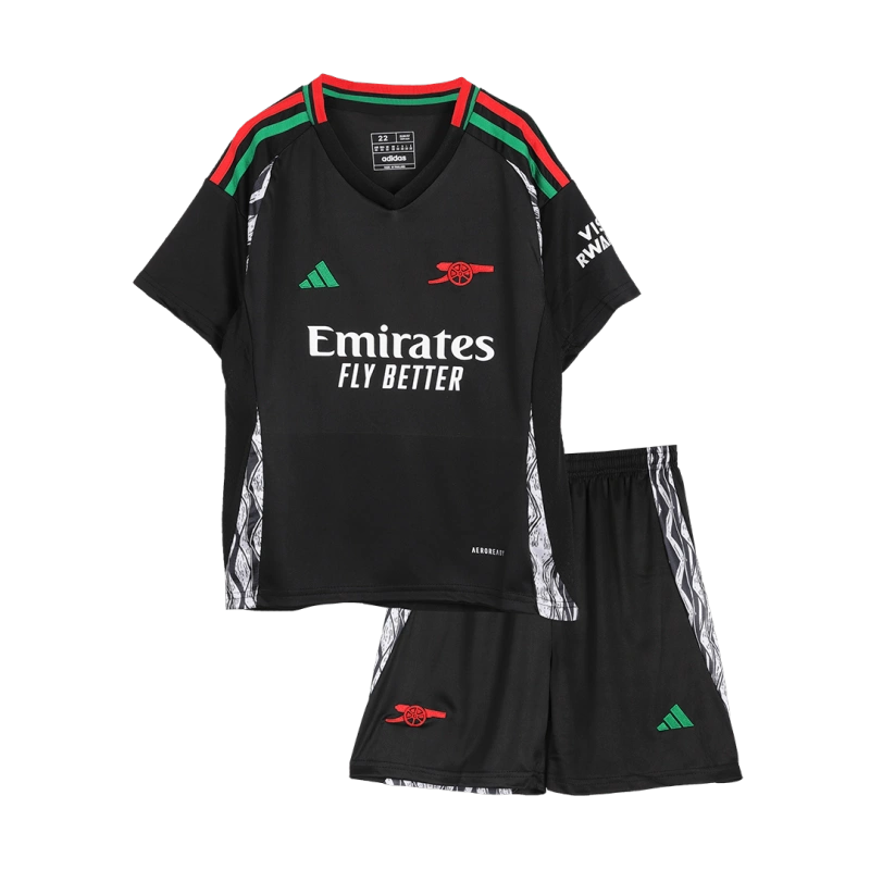 24-25 Arsenal Away Soccer Kids Kit Jersey+Shorts