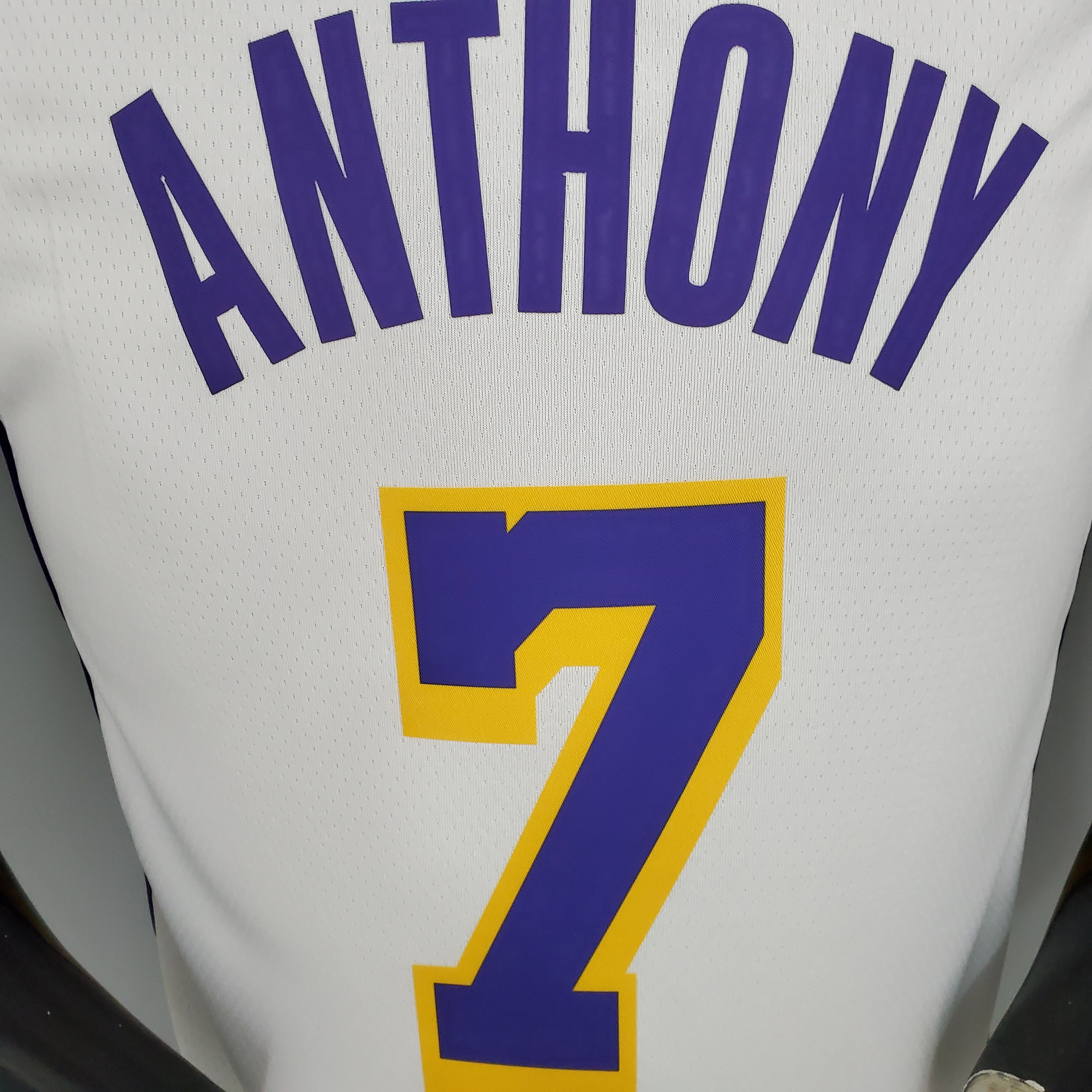 Carmelo Anthony Los Angeles Lakers 2020/21 Swingman Jersey White