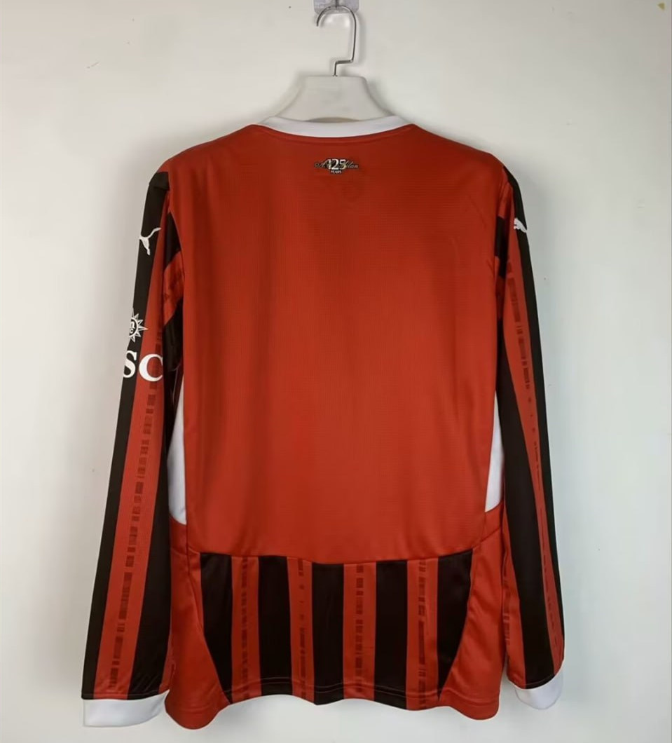AC Milan Home Long Sleeve Jersey 24/25