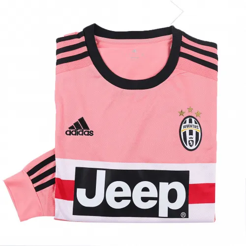 15-16  Juventus Retro Long Sleeve Jersey Away