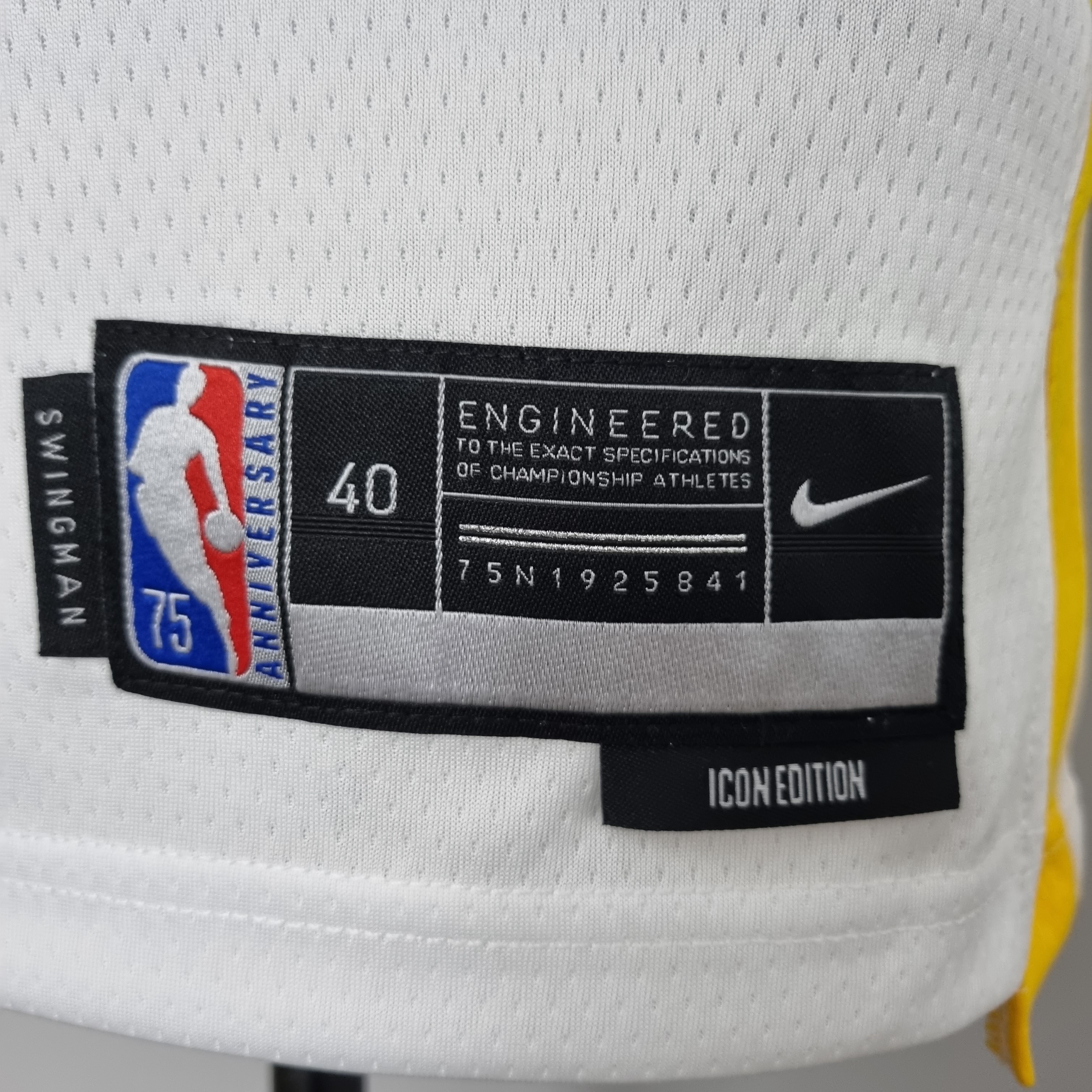 Juan Toscano-Anderson Golden State Warriors 75th Anniversary Swingman Jersey Exclusive White