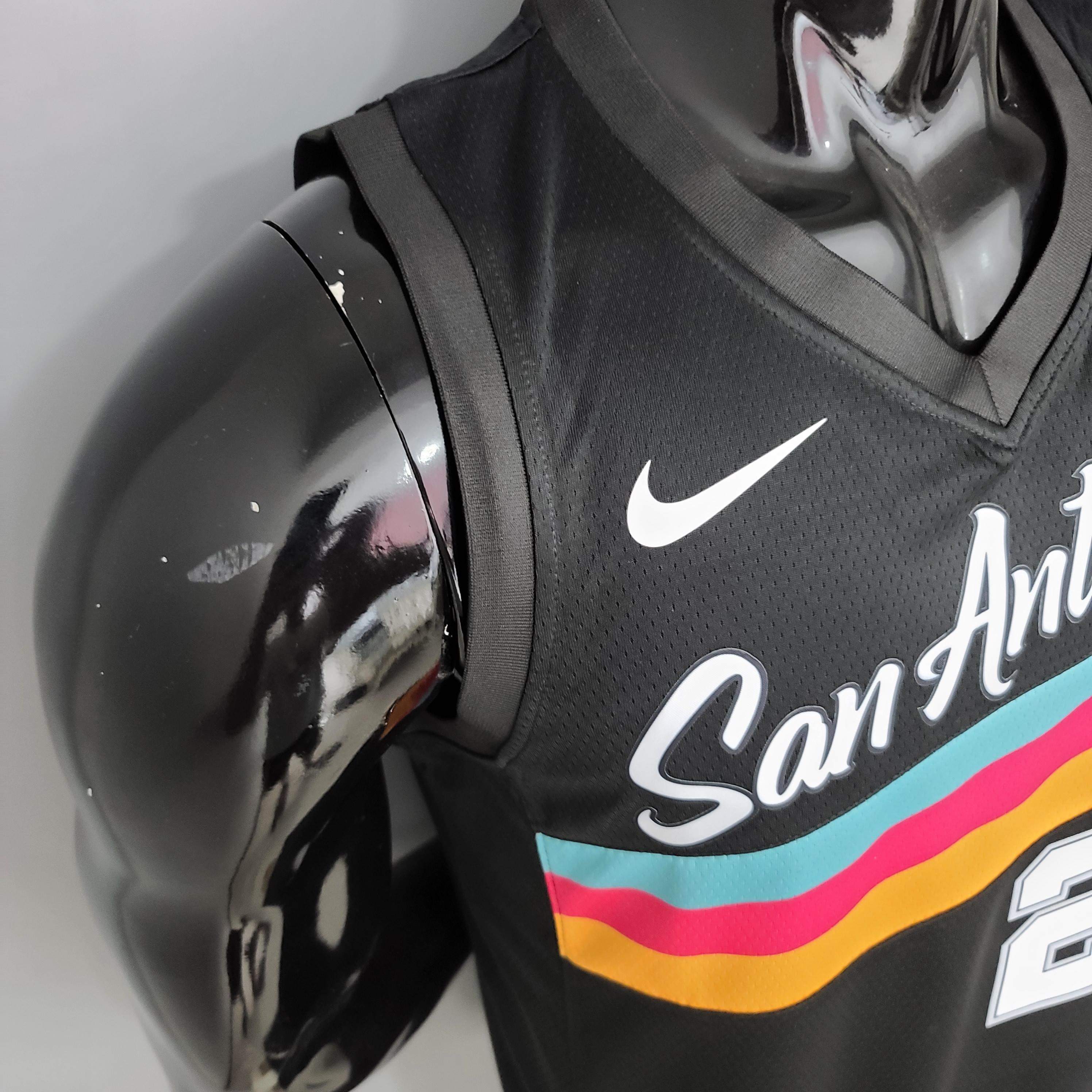 Tim Duncan San Antonio Spurs City Edition Swingman Jersey Black