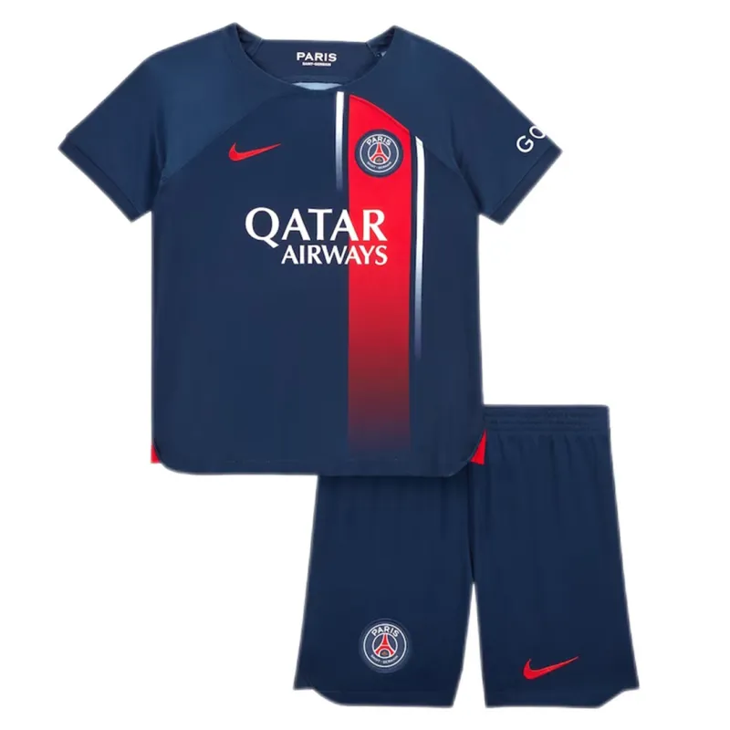 23-24 Kids PSG Home Jersey Kit