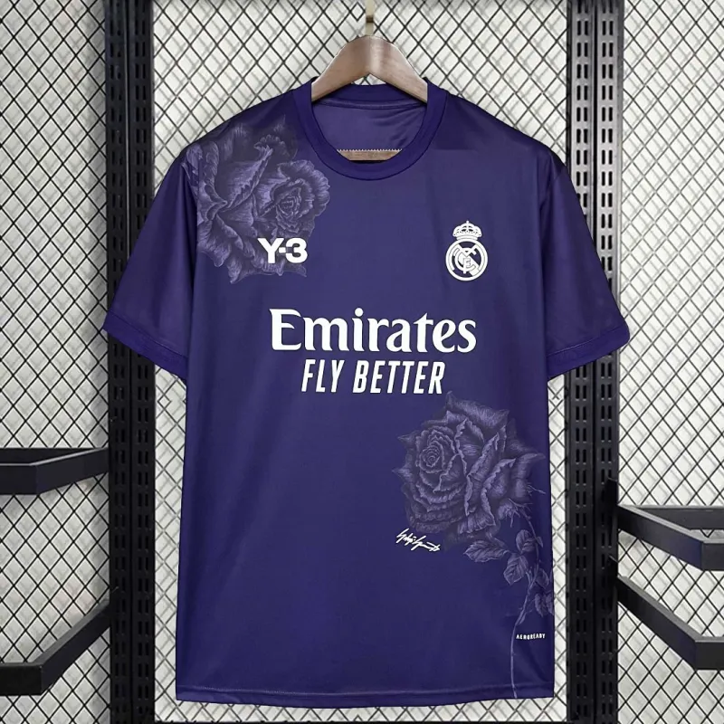 23-24 Real Madrid Y-3 Fourth Jersey Purple
