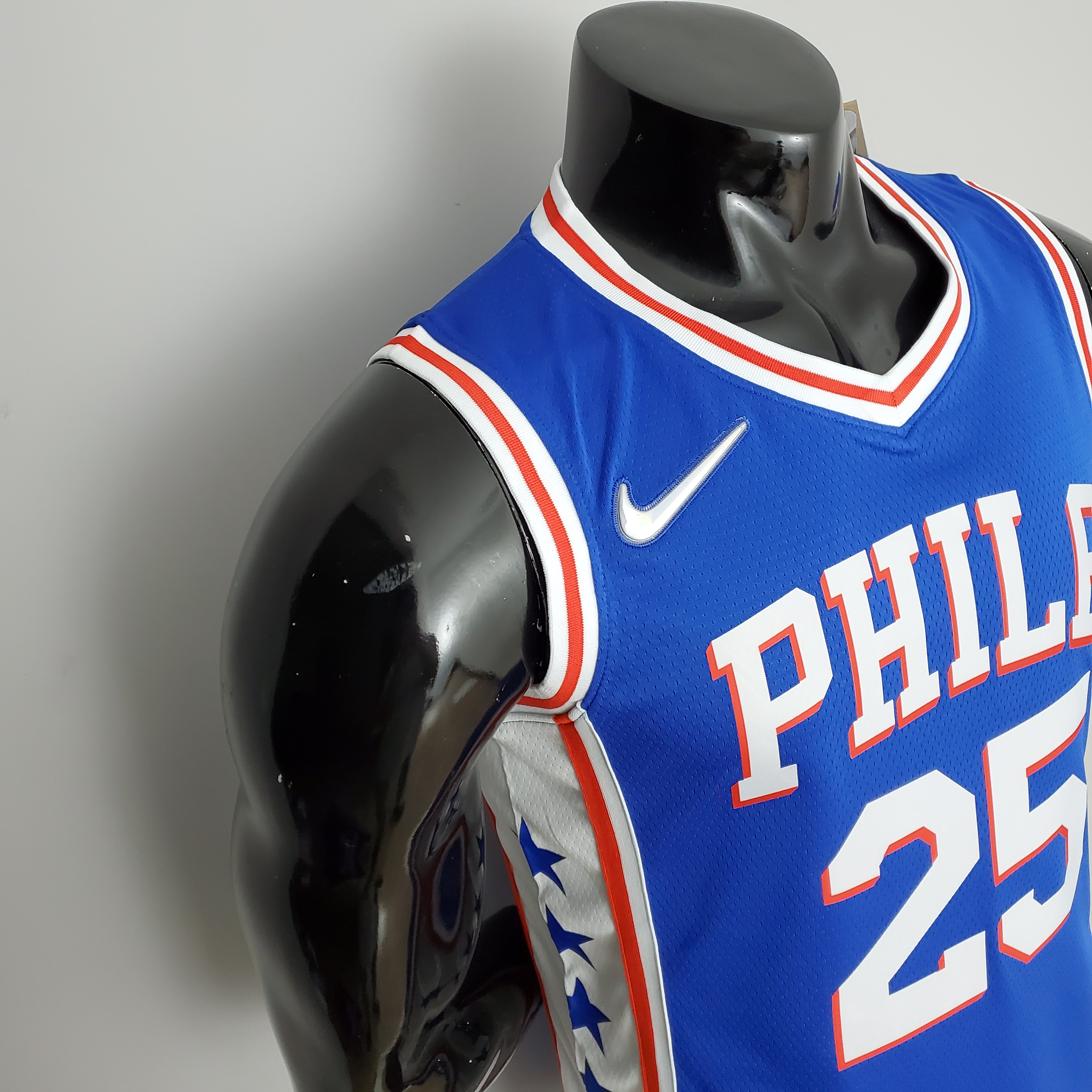 Ben Simmons Philadelphia 76ers 75th Anniversary Swingman Jersey Blue