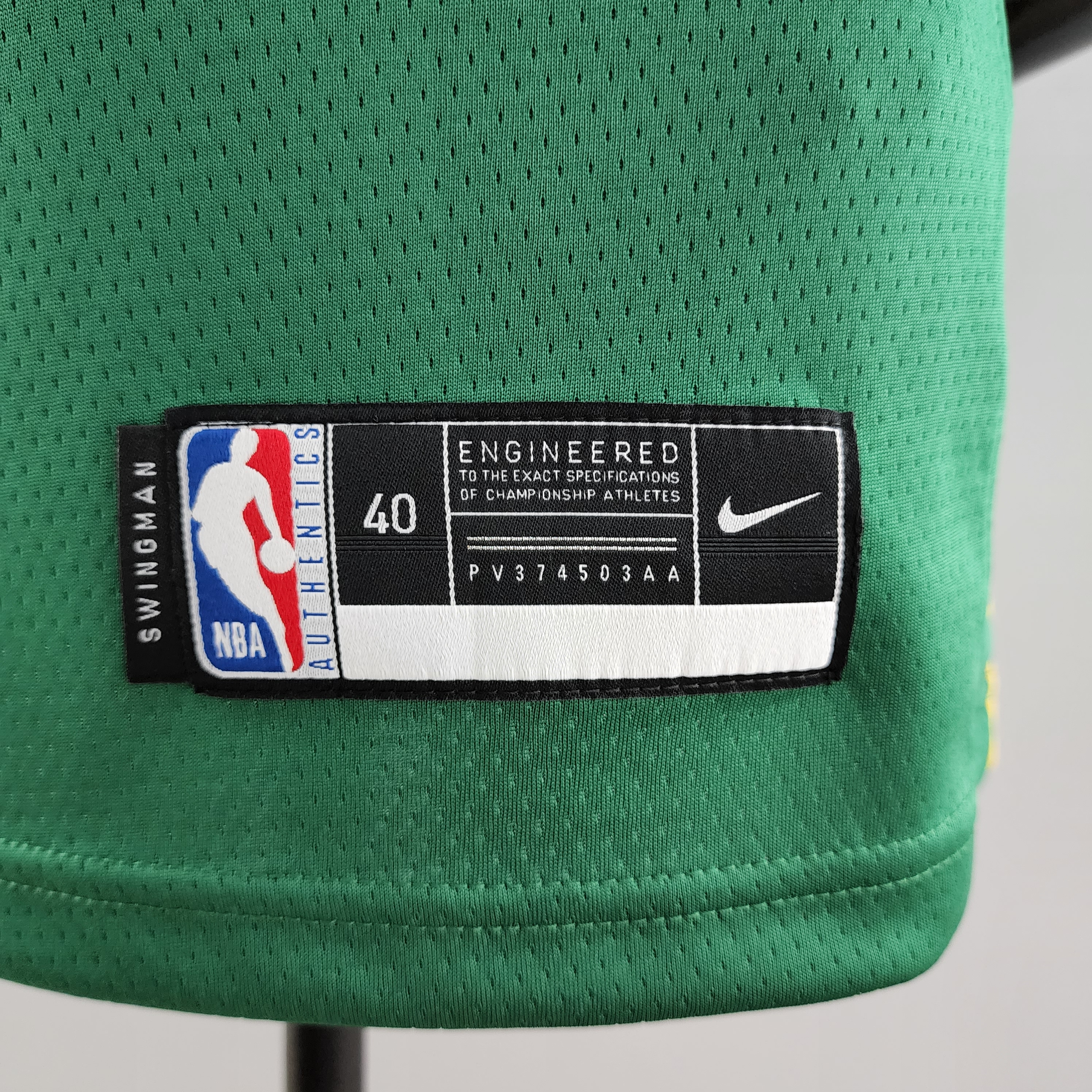 Jayson Tatum Boston Celtics Swingman Jersey Green Gold