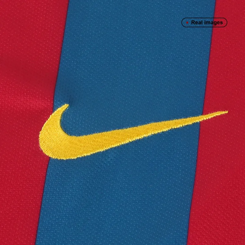 2005/06 Barcelona Retro Long Sleeve UCL Edition Home Jersey