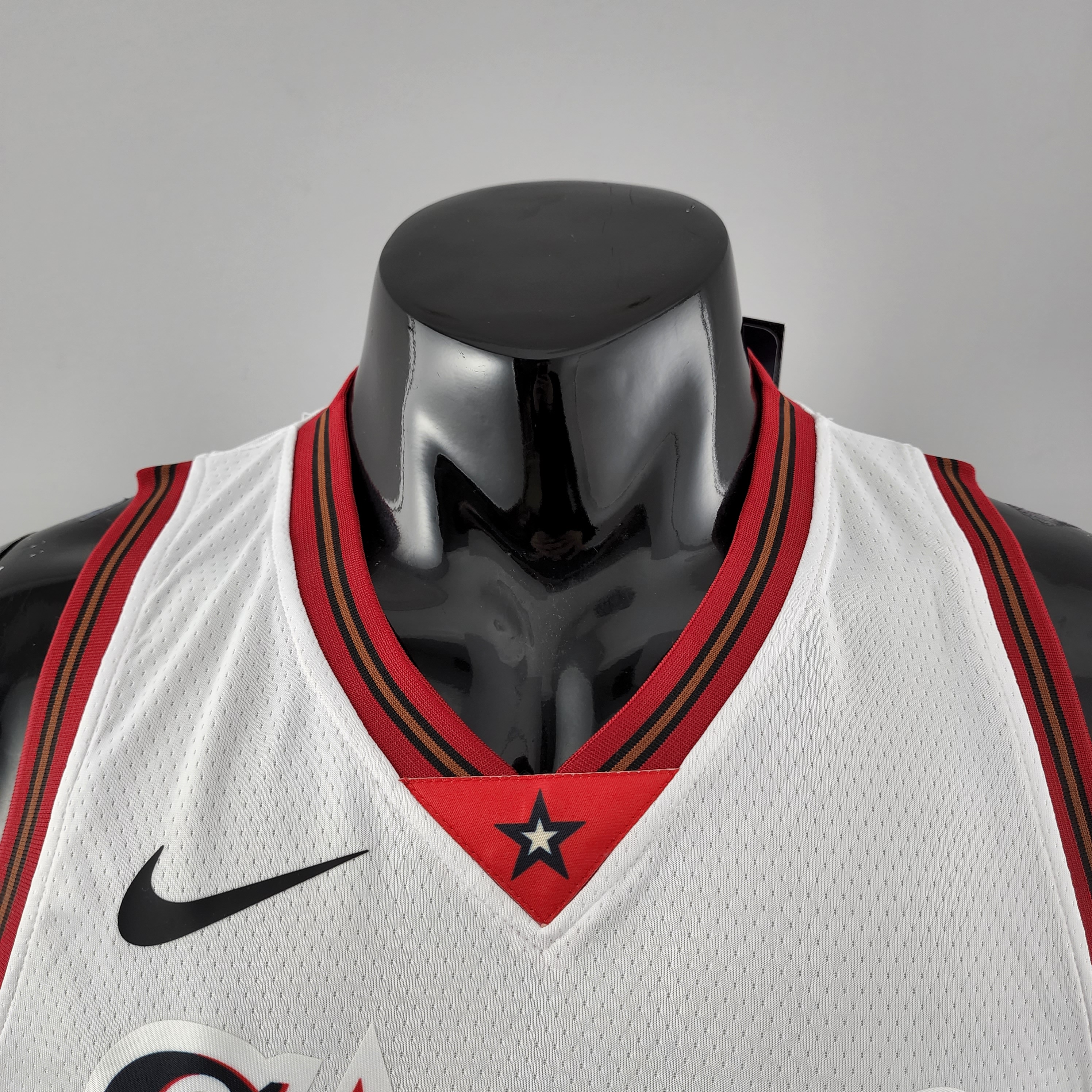 Allen Iverson Philadelphia 76ers Swingman Big Meteor White Retro Jersey