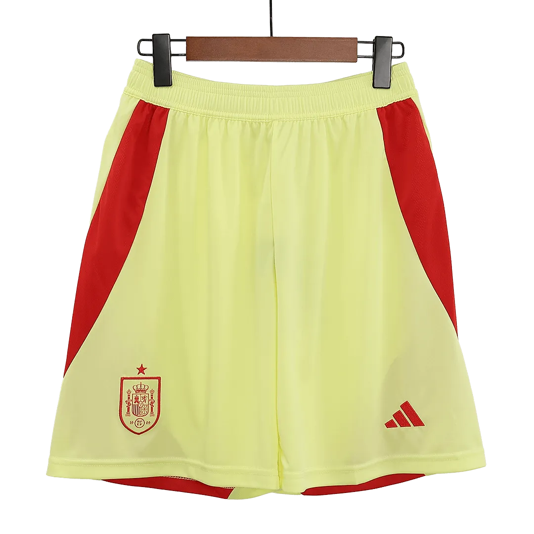 Spain Away Kit(Jersey+Shorts) Soccer Uniform Euro 2024