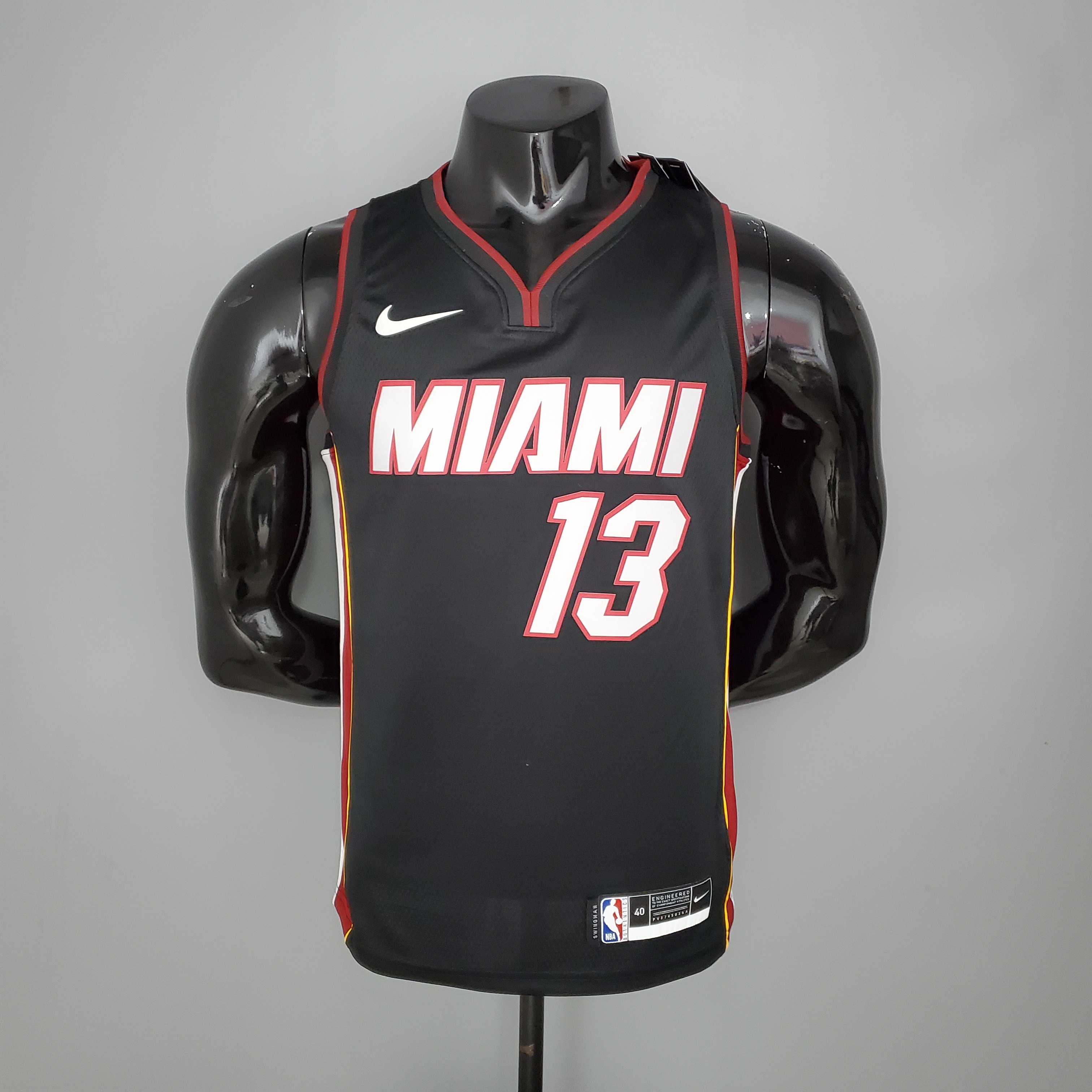 Bam Adebayo Miami Heat Swingman Jersey Black