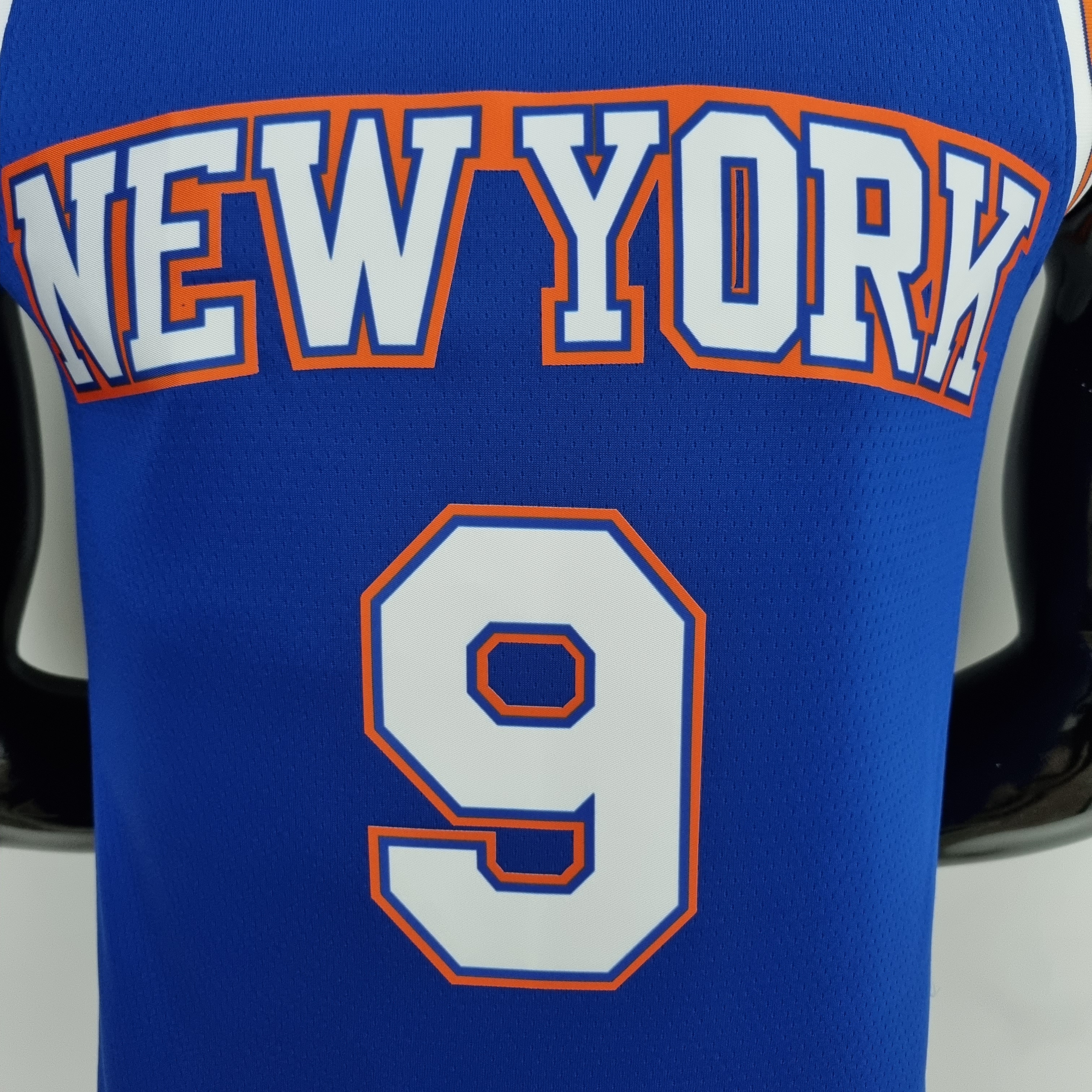 RJ Barrett New York Knicks 75th Anniversary Swingman Jersey Blue