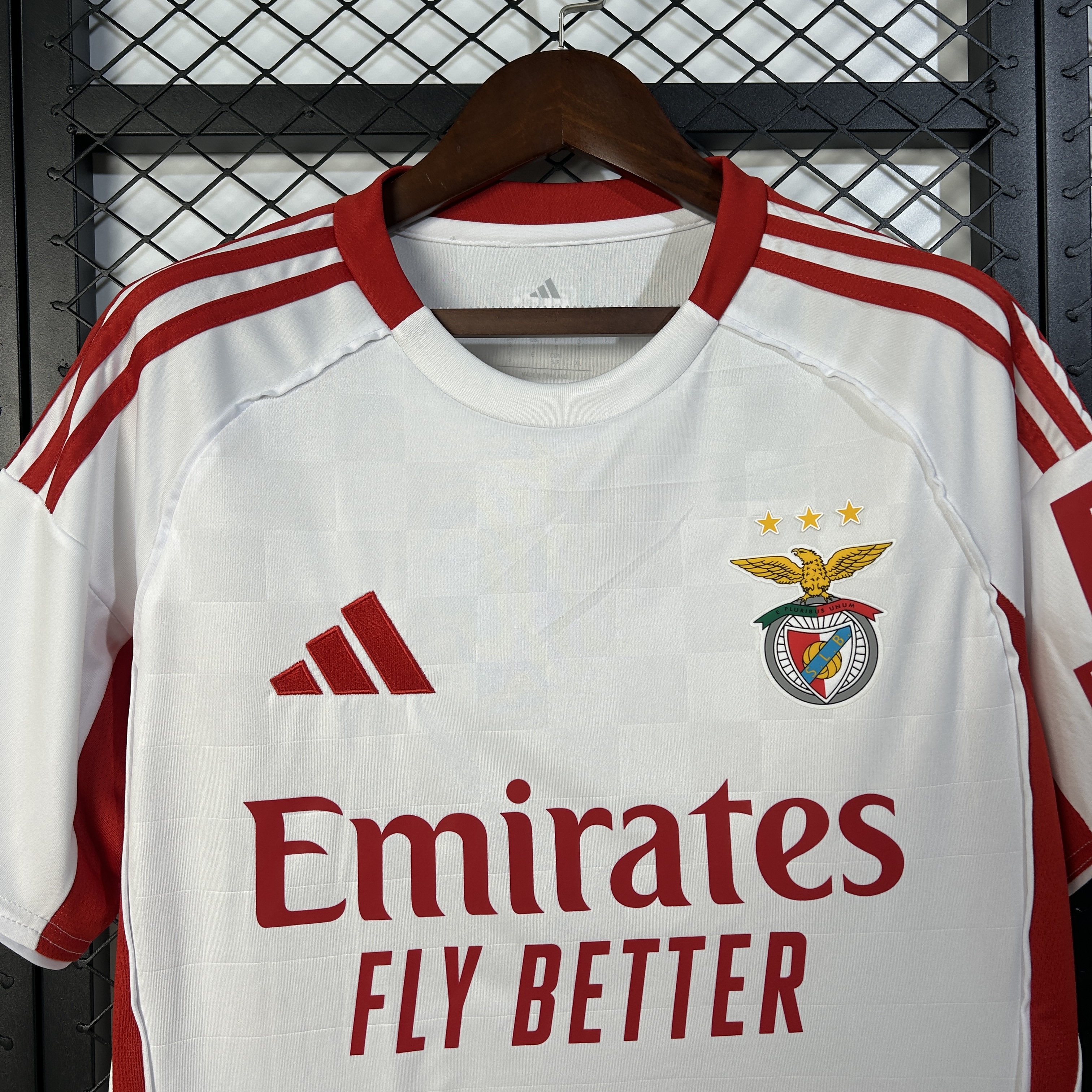 SL Benfica White Away Man Jersey 25/26