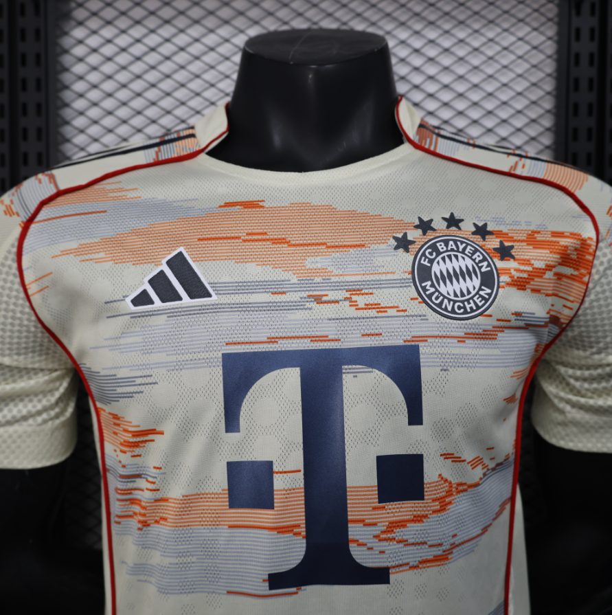Bayern Munich away Player  Edition Football Jersey 25-26