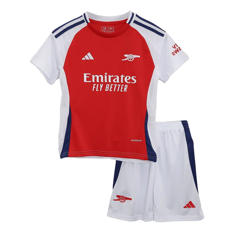 Kids Arsenal Home Jersey Kits(Jersey+Shorts+Socks) 2024-25