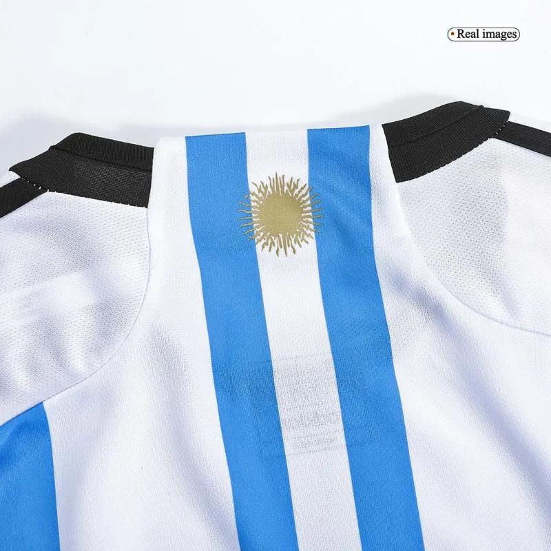2022 Argentina World Cup Champion Edition 3 stars Home Jersey