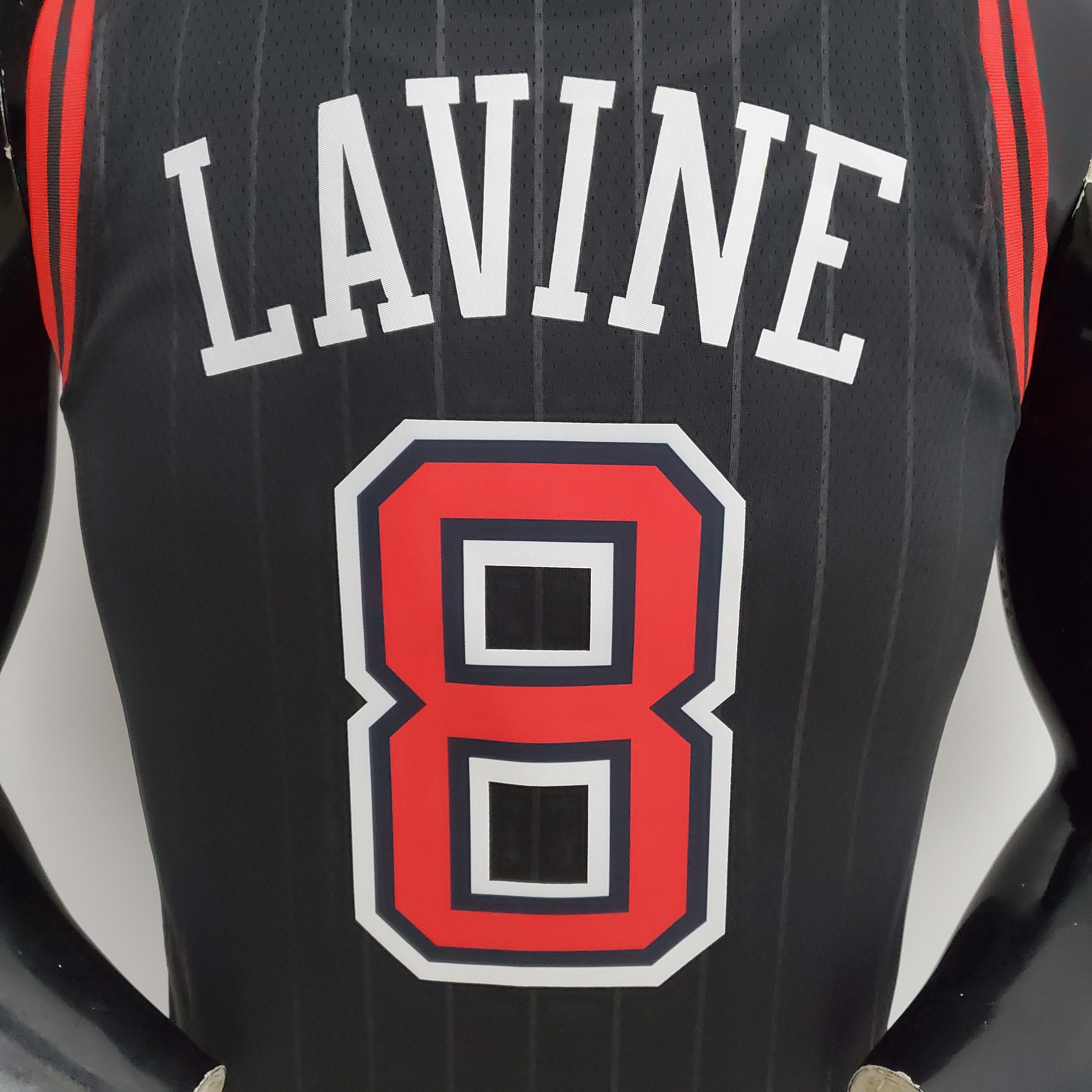 Zach LaVine Chicago Bulls 75th Anniversary Swingman Jersey Flyers Black