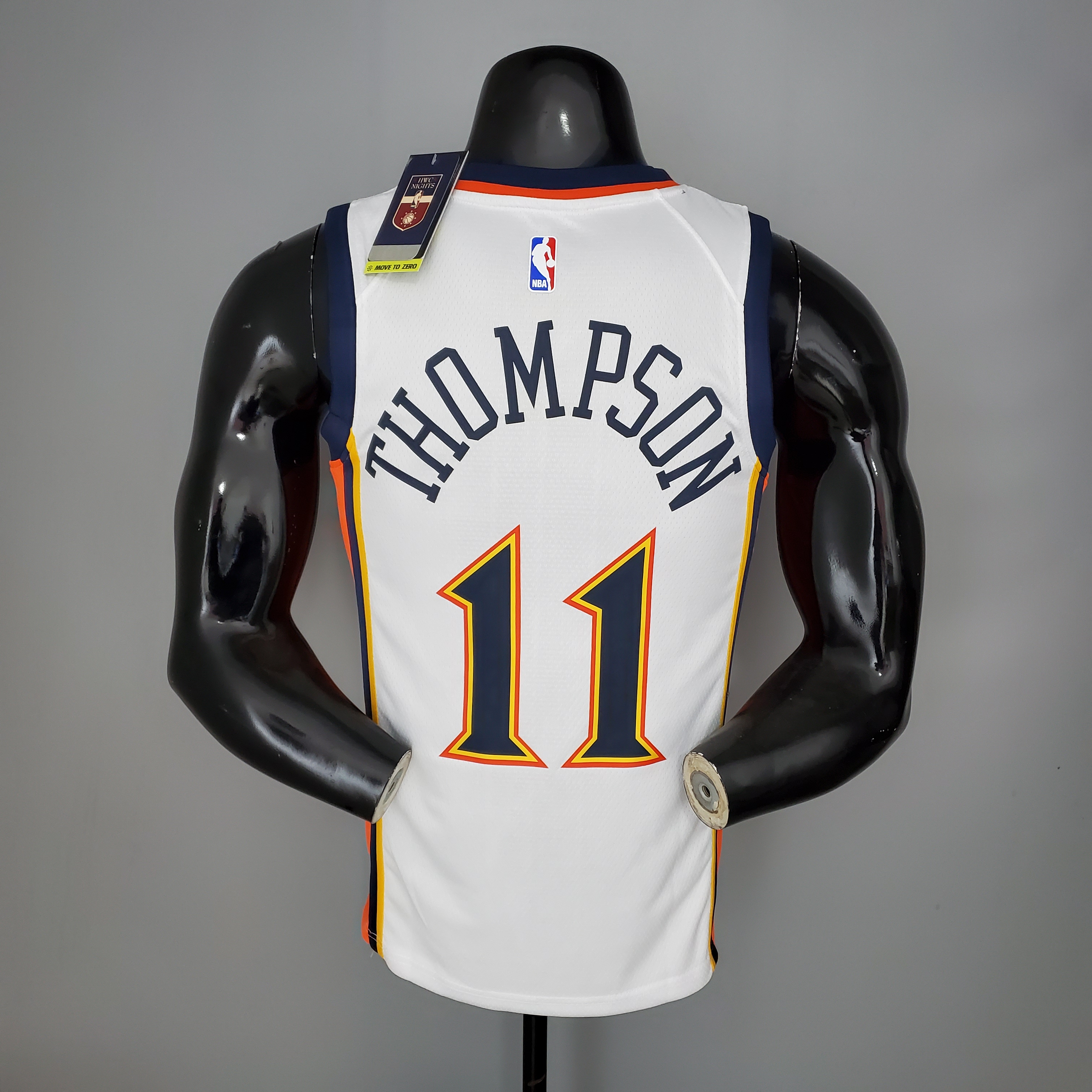 Klay Thompson Golden State Warriors Rookie White Swingman Jersey