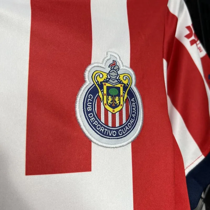 24-25 Chivas Home Soccer Kids kit Jersey+Shorts