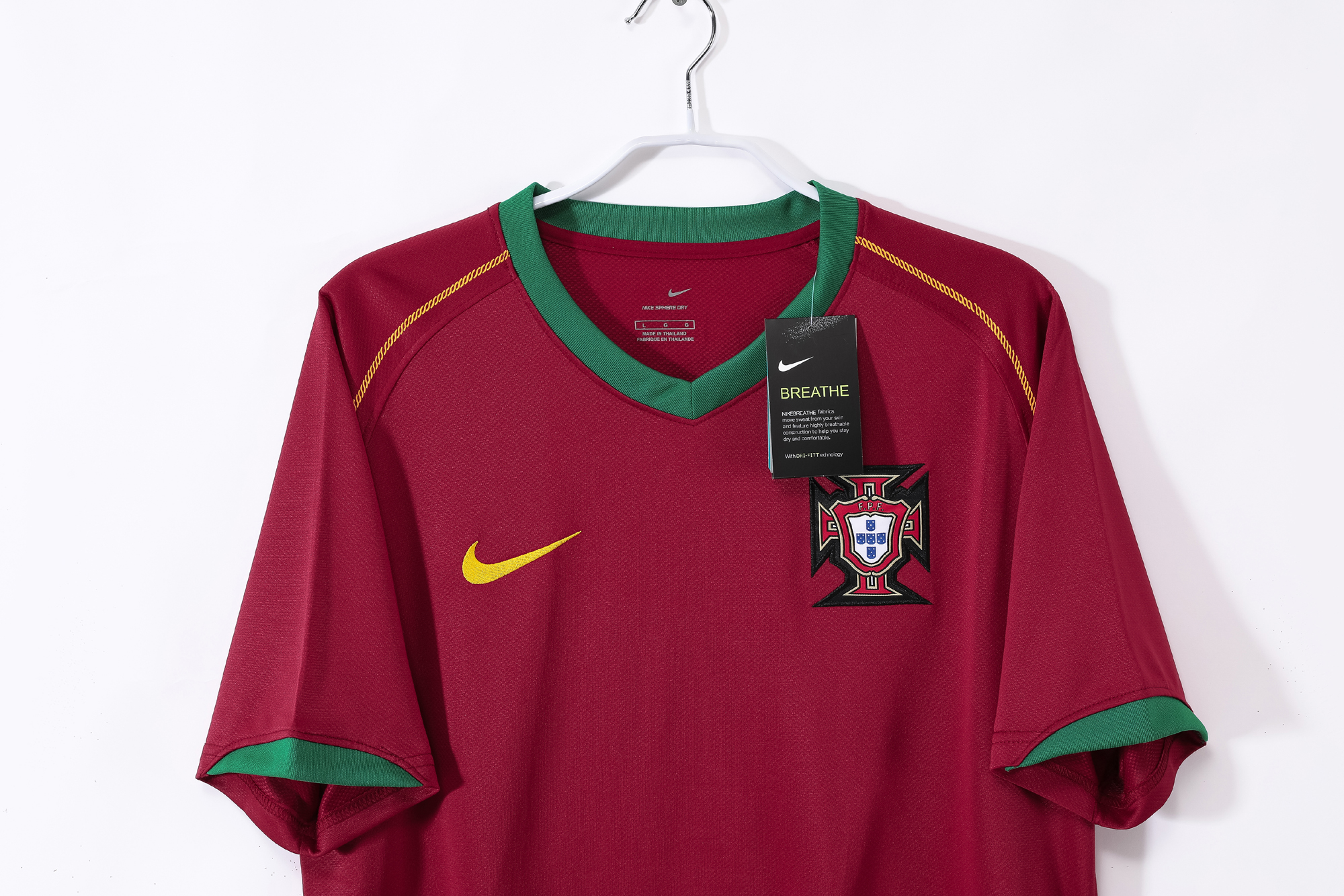Portugal Home Retro Jersey 2006