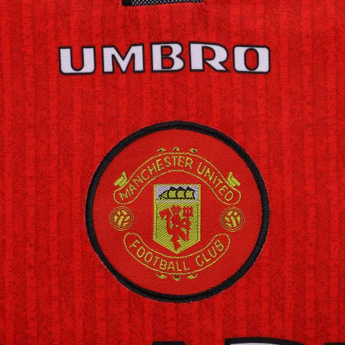 1996/97 Manchester United Retro Long Sleeve Jersey Home